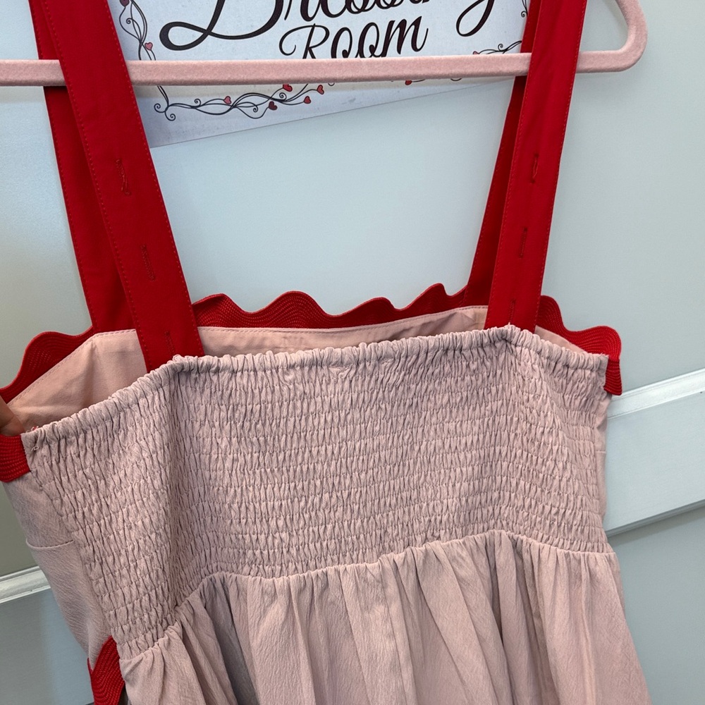 In February Brand Rick Rack Pink Contrast Dress - Picture 8 of 9